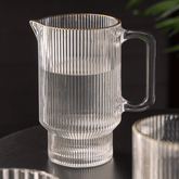 Jarra de Cristal com Fio de Ouro 900ml Lines - Ela Decora